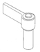 Head fitting with ball races for 10mm mast
