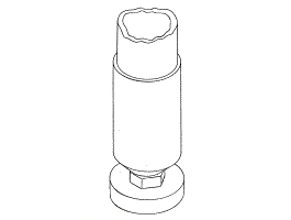 Heel fitting - ball raced 14 mm.