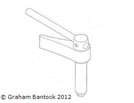 Ball raced head with backstay crane 10mm