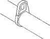 Clew attachment 10mm, adjustable 