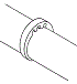Forestay attachment 8mm