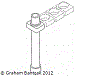Mast blocks to adjust swing rig rake 30 X 22 - 4 set